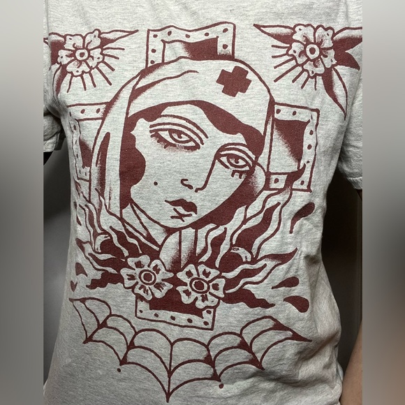 Pravda Tattoo Shirt men’s/unisex medium - Picture 2 of 3